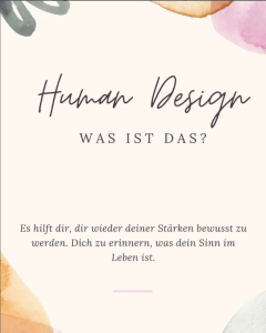 Human Design Insta